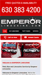 Mobile Screenshot of emperorlimousine.com